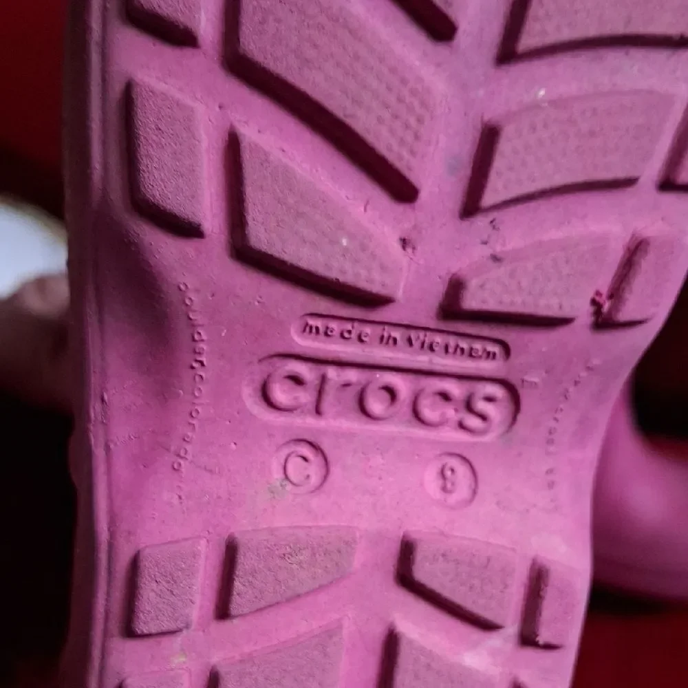 CROCS Kids Pink Rain Boots